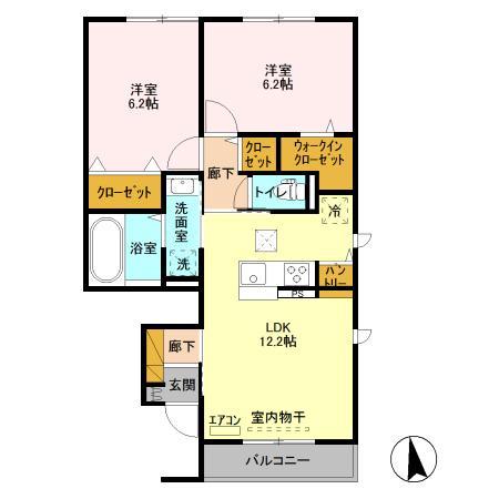 紫陽館の間取り