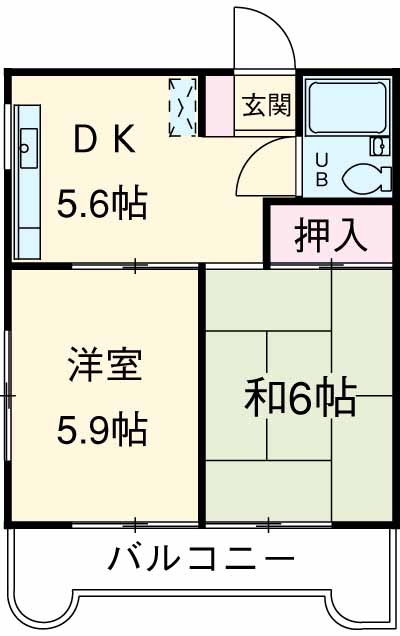 ポートハイム小泉の間取り