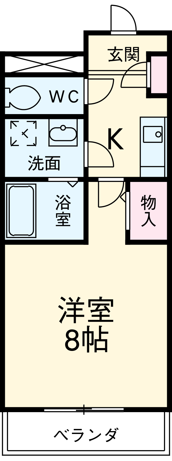 リバーサイド シェルの間取り