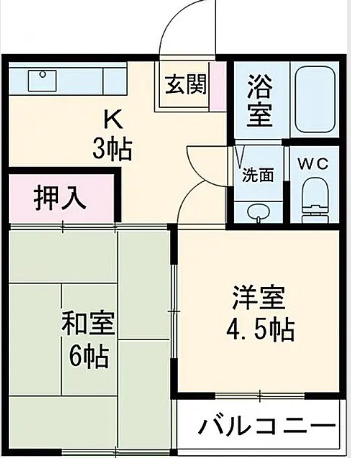 コーポ木村の間取り