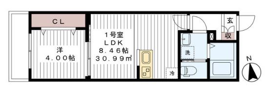 ボヌール南流山の間取り