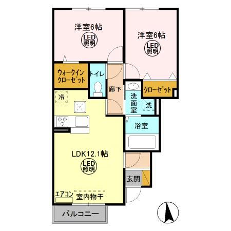 エルクルーズの間取り