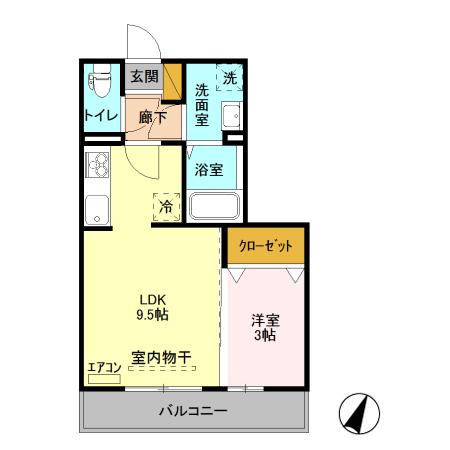 ゼピュロスみどりの G棟の間取り