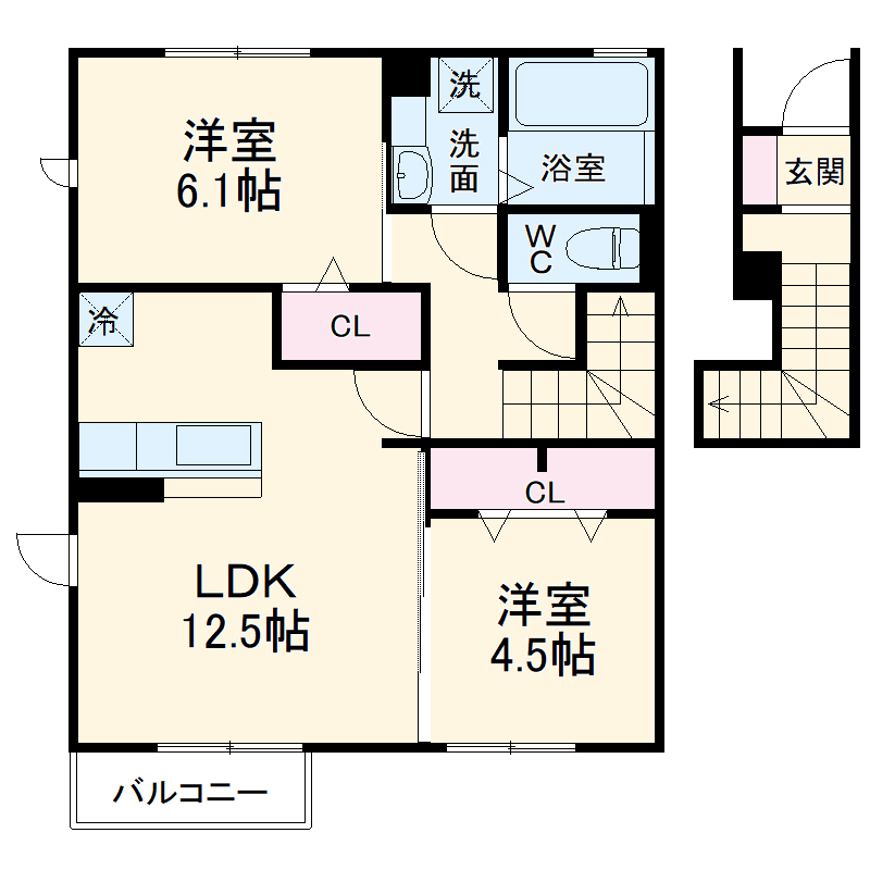 フリッシュの間取り