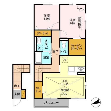 グリーンヴィレッジの間取り