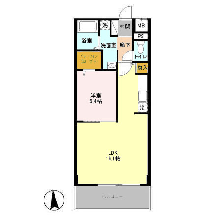 Park Side Residenceの間取り