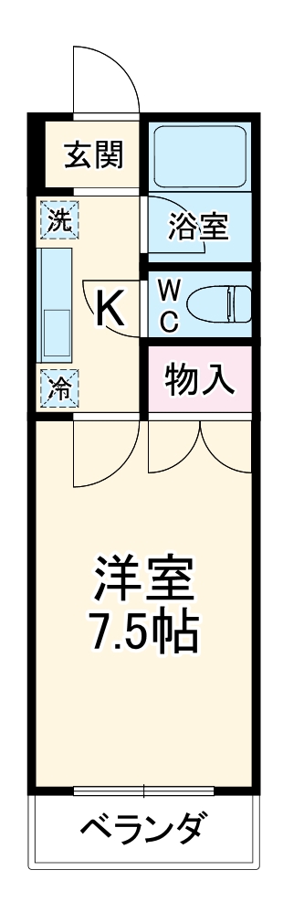 エスペランスの間取り