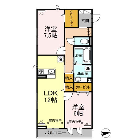 Laffinageの間取り