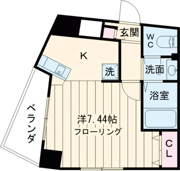 グランメゾン新町の間取り