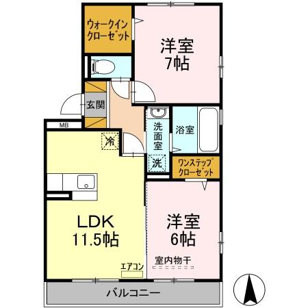 エミネンスM Aの間取り