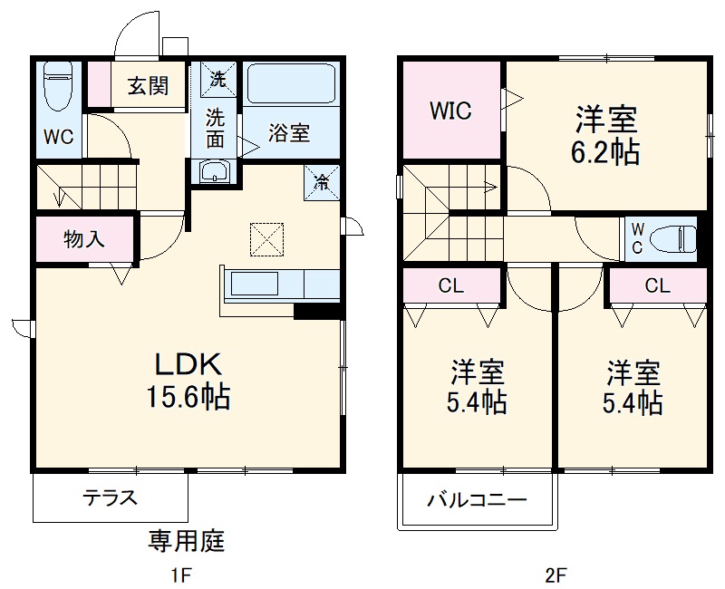 アプリコーゼの間取り