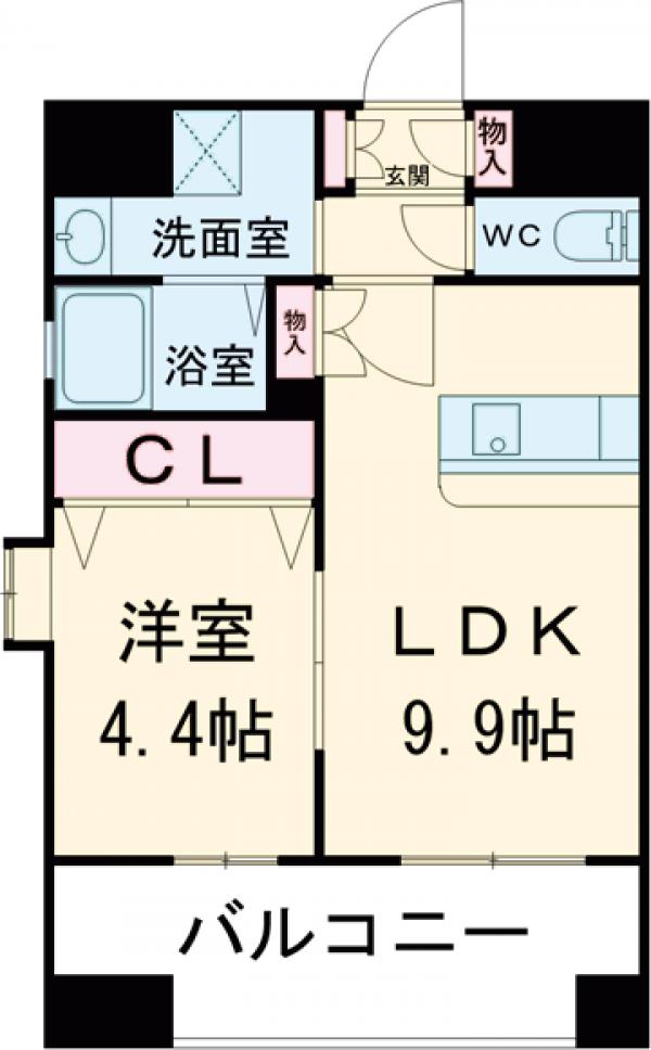 LIBTH別府の間取り