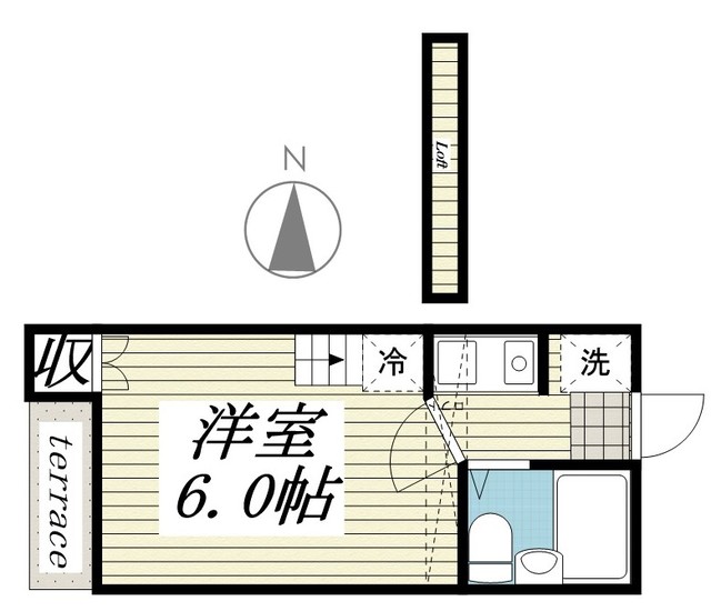 ジュネパレス松戸第707の間取り