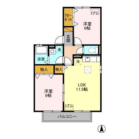 アムールの間取り
