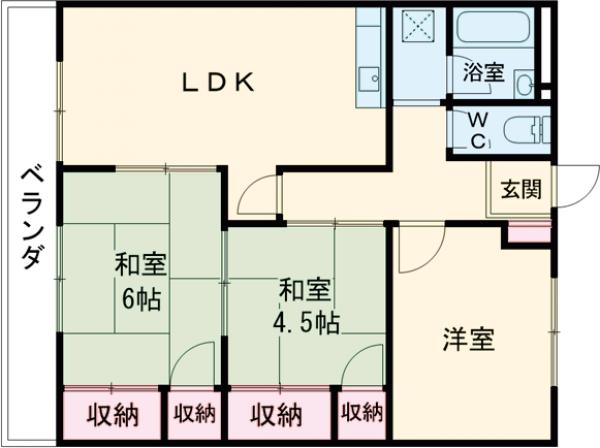 リビース音の間取り
