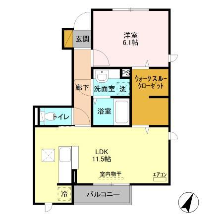 ルーチェ（みどりの）の間取り
