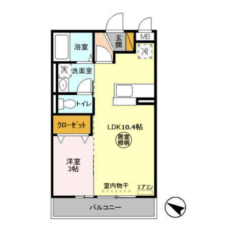 ハーベスト・コートの間取り