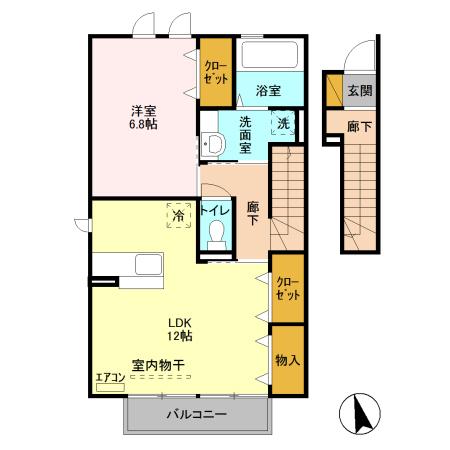 グラン・ボヌール Ⅱの間取り