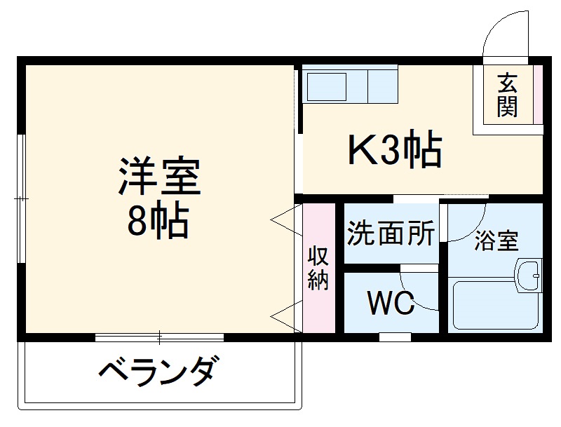 レイクビューの間取り