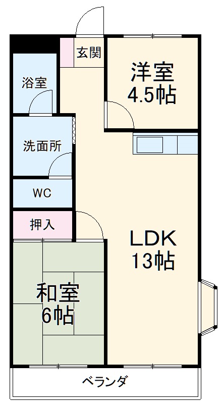 グランドハイム21の間取り