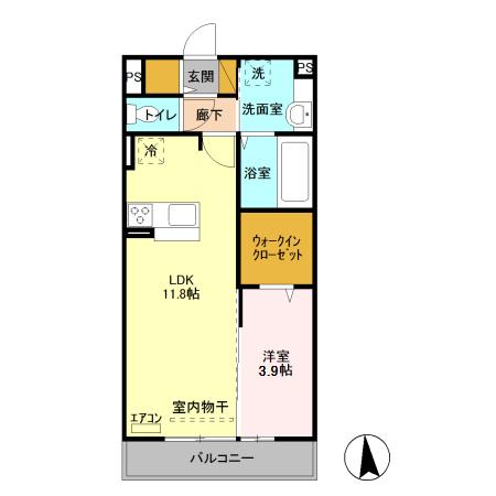 ハイライズ学園の森の間取り