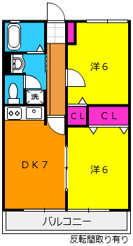 リジェールAの間取り