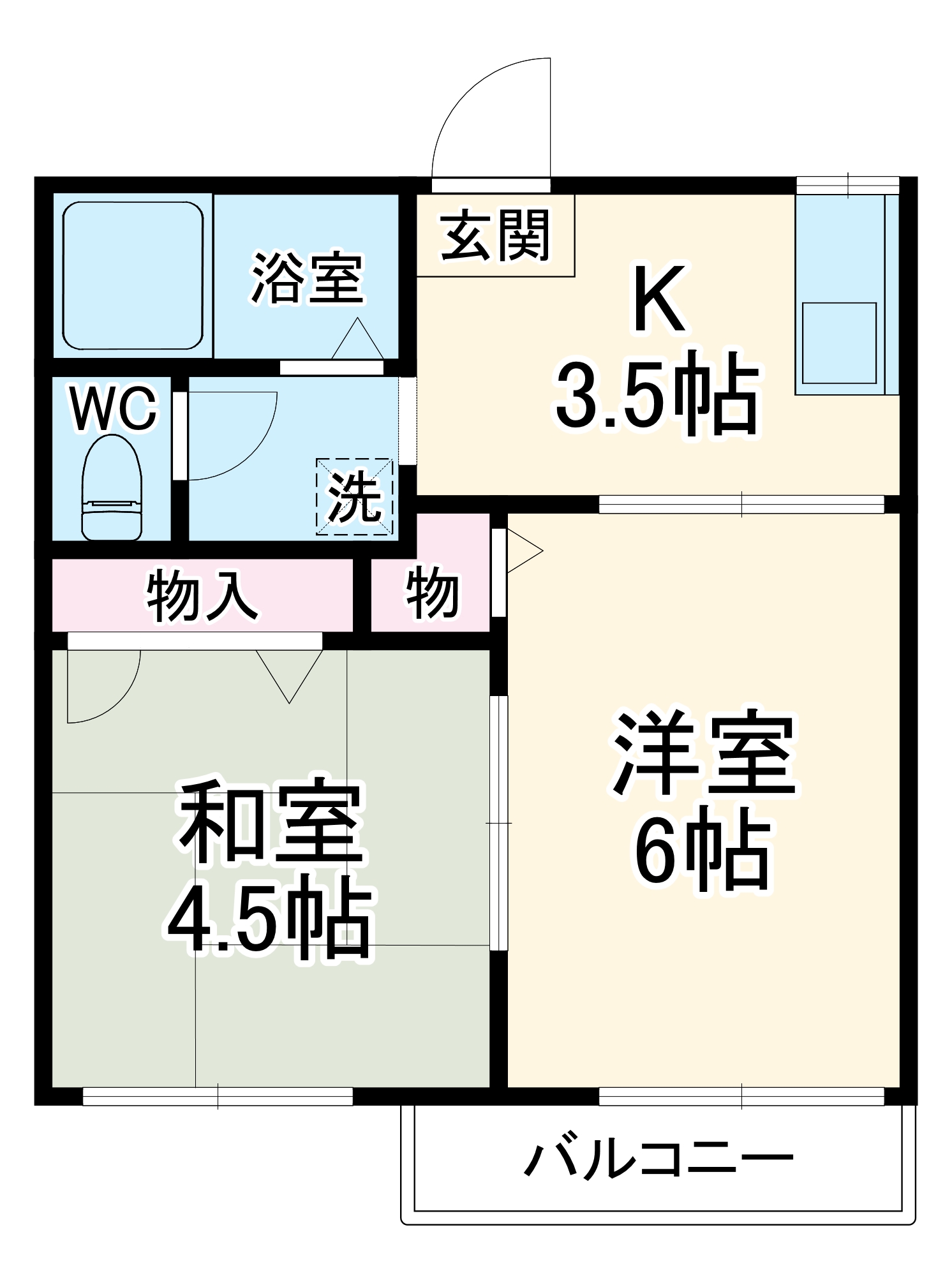 フォーブルわかばの間取り