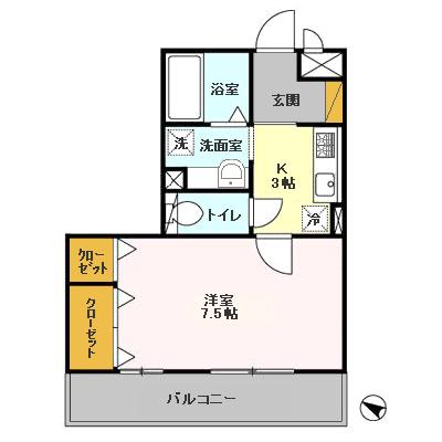 ハイツ YOSHIHARUの間取り