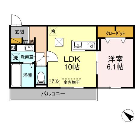 ティアラⅡの間取り