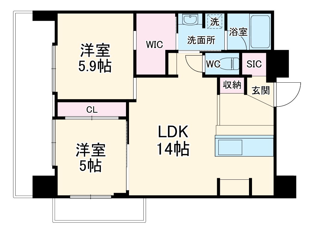 ART RESIDENCE IN MISATO CHU_Oの間取り