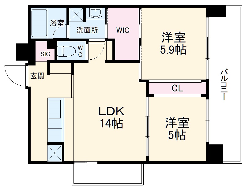 ART RESIDENCE IN MISATO CHU_Oの間取り