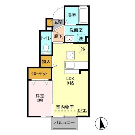 メゾン エクレール Bの間取り