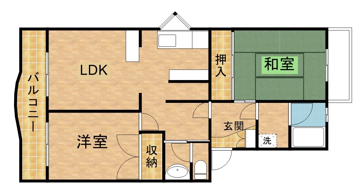 エクセレントⅠ番館の間取り