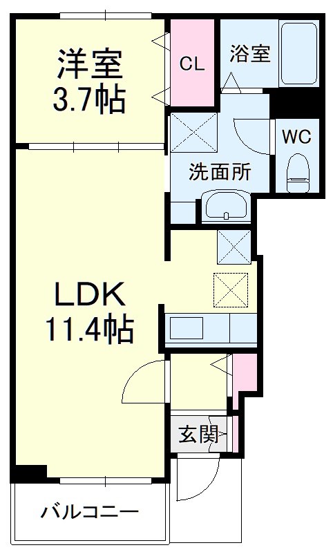 ウエストヒルズの間取り