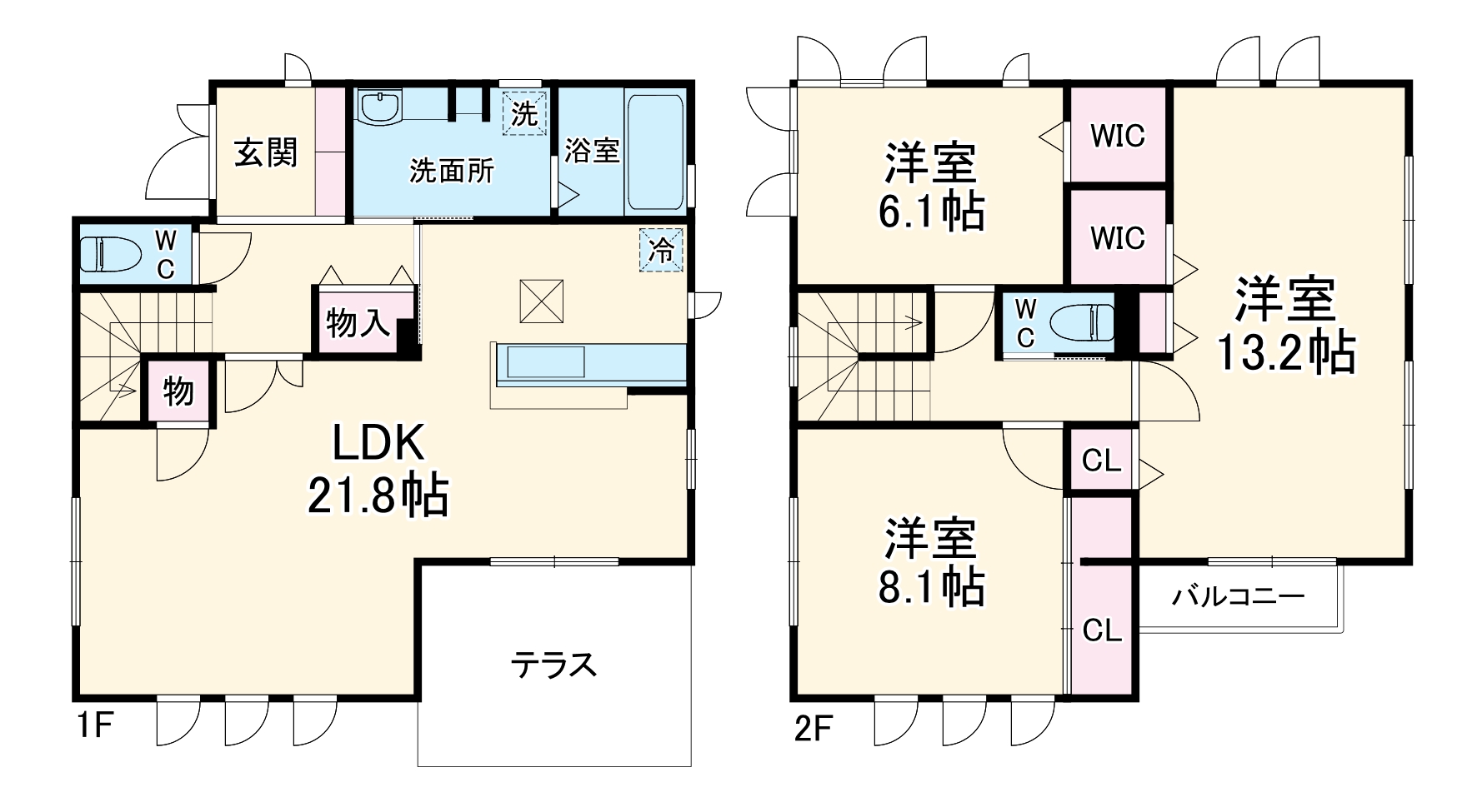 桂坂タウンBの間取り