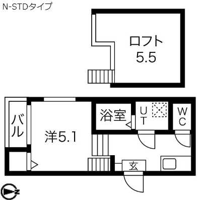 アルファ グランデの間取り