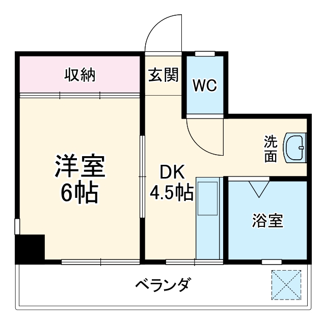 コーポ東の間取り