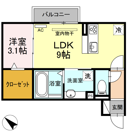 ベルクの間取り