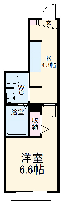 フローラルKメゾンの間取り
