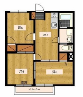 シティハイツマロンの間取り