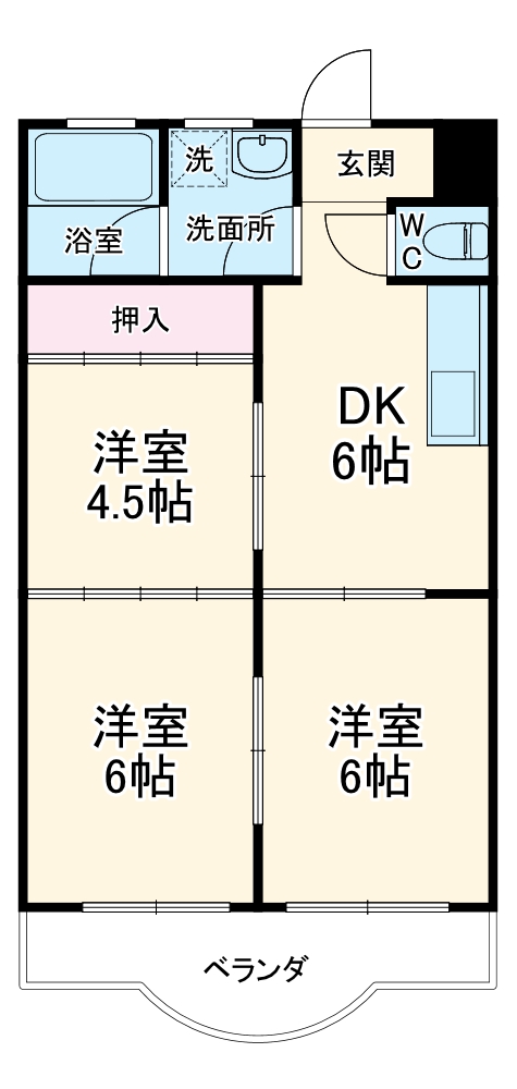 Fifth Aveの間取り