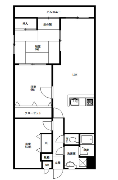 オリオン2の間取り