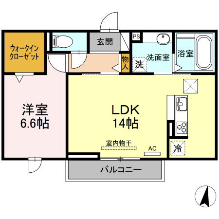 サンコート三谷の間取り