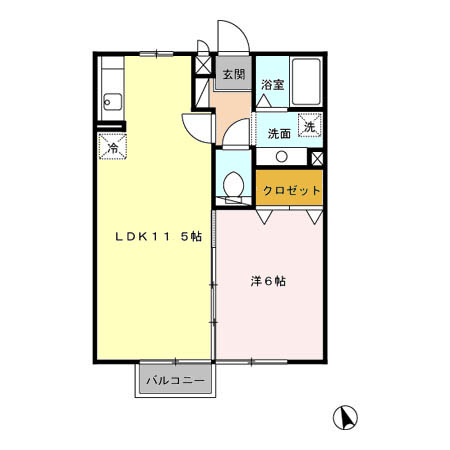 アークグレイスⅢの間取り