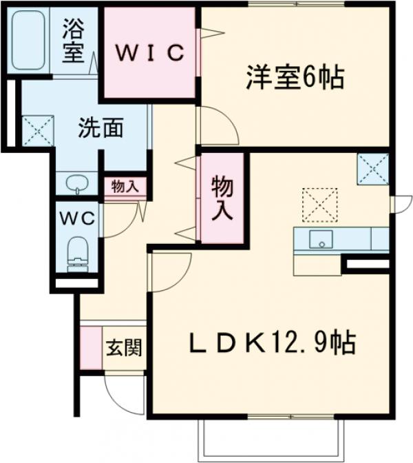 メゾン・プルメトウズ03の間取り