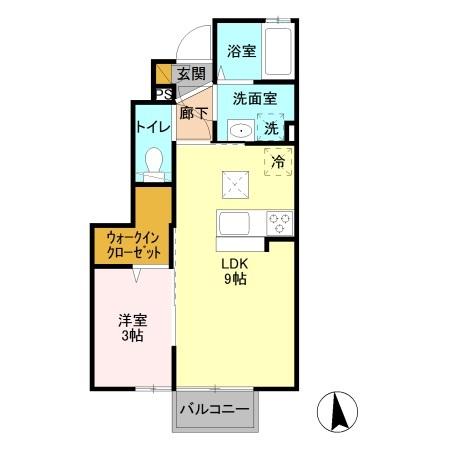 アルベージュ城北の間取り