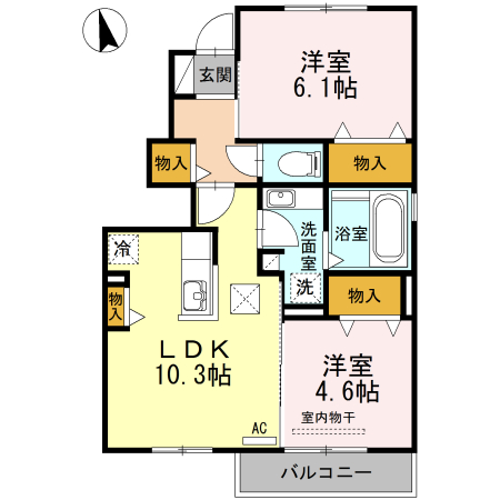 リッツハウスの間取り