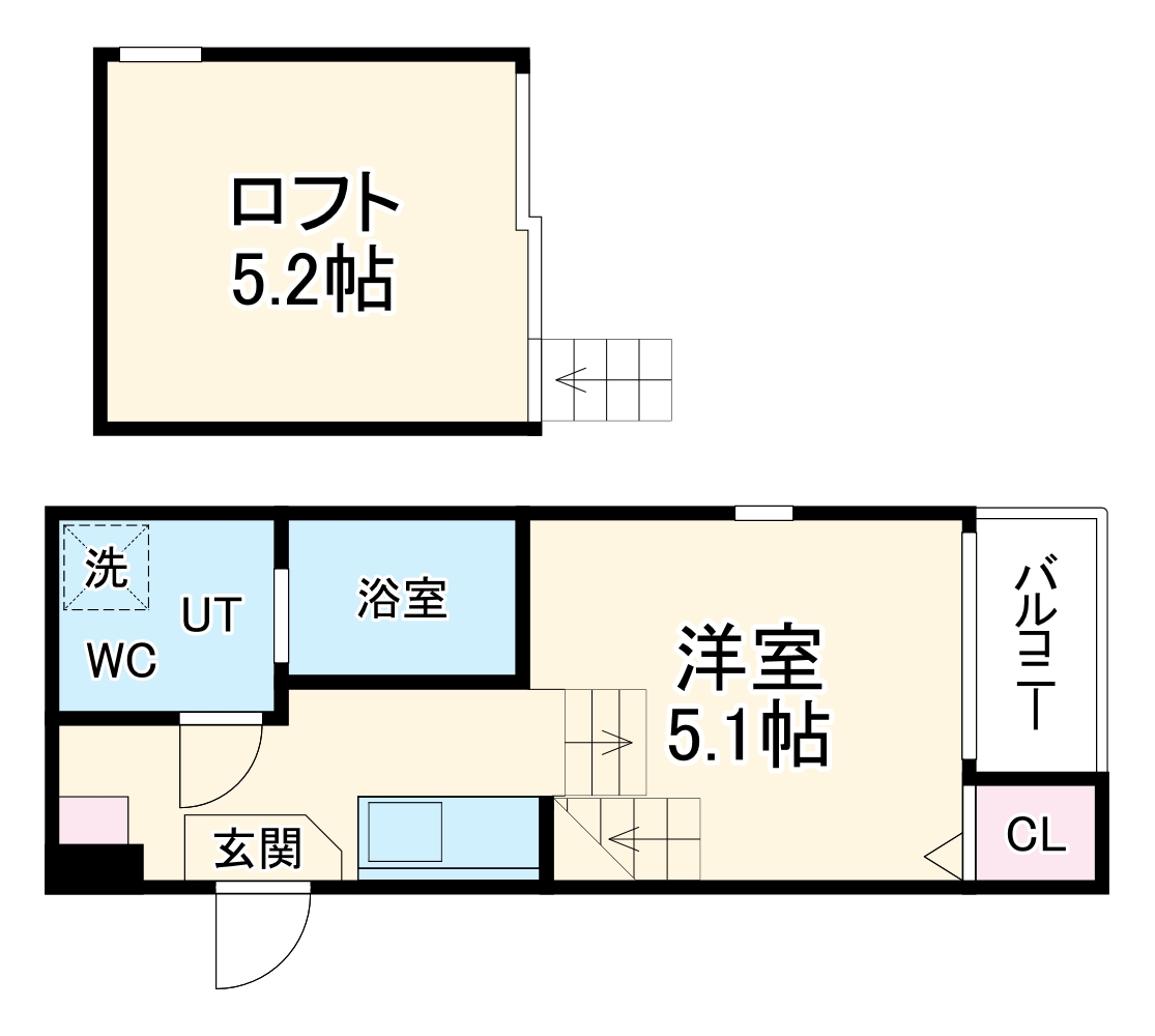 ハーモニーテラス川名町の間取り