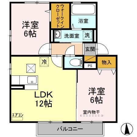 グランド メゾン Bの間取り