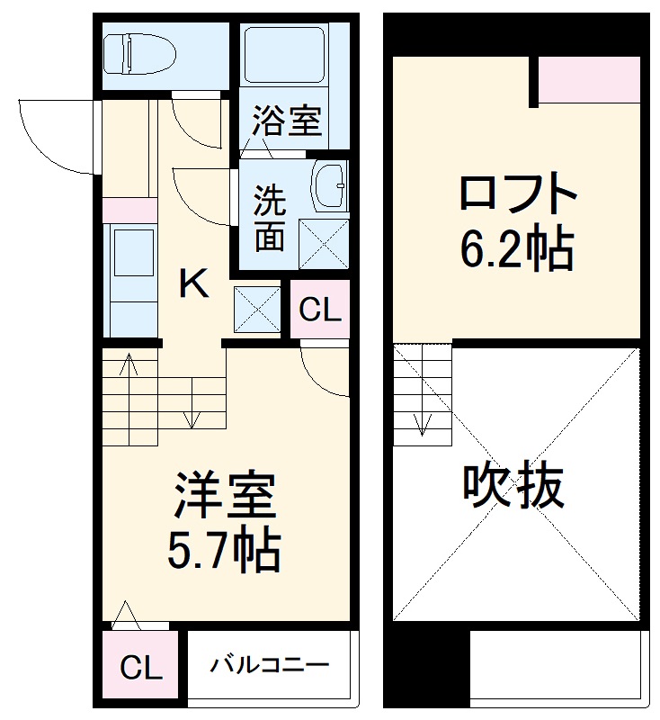 SQUARE千種の間取り